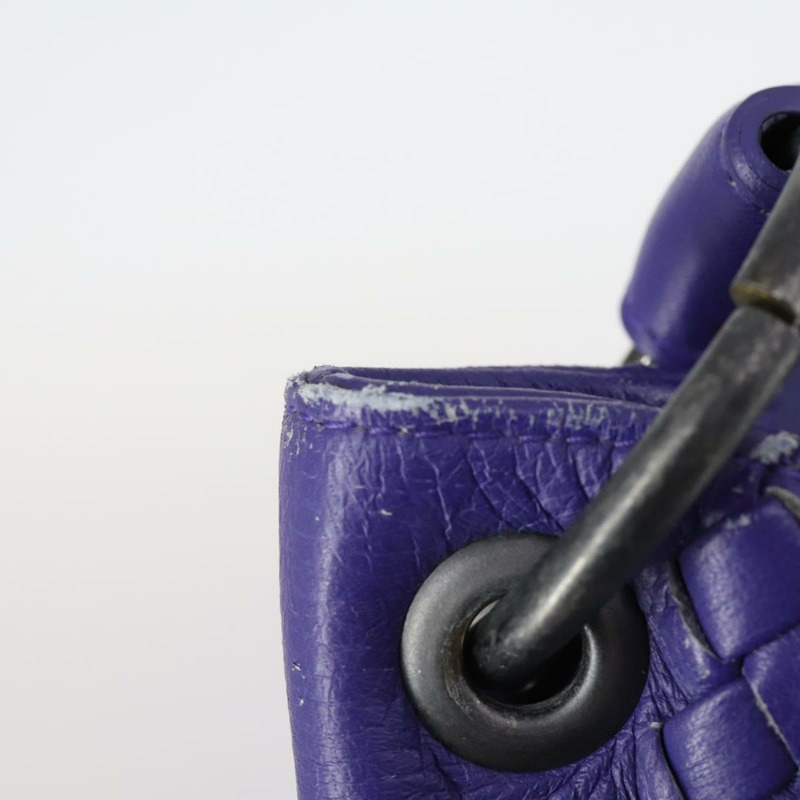 【日本直送】BOTTEGA VENETA INTRECCIATO 單肩包 皮革 紫色 正品 BA6187-9