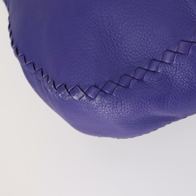 【日本直送】BOTTEGA VENETA INTRECCIATO 單肩包 皮革 紫色 正品 BA6187-15