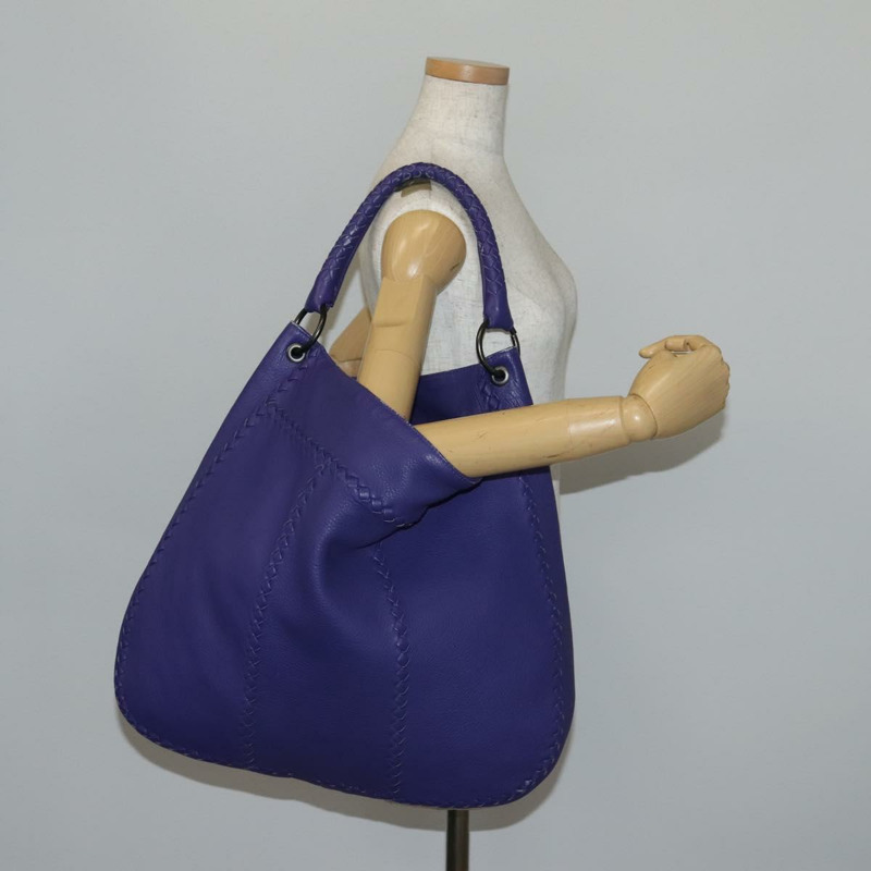 【日本直送】BOTTEGA VENETA INTRECCIATO 單肩包 皮革 紫色 正品 BA6187-19