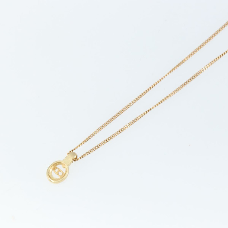 【日本直送】Christian Dior 項鍊 金屬 金 Auth 142059-9