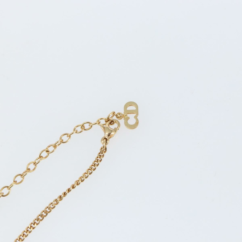 【日本直送】Christian Dior 項鍊 金屬 金 Auth 142059-12