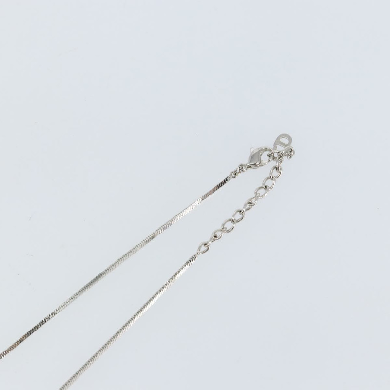 【日本直送】Christian Dior Trotter 項鍊 金屬 銀色 淺藍色 正品 142063-5