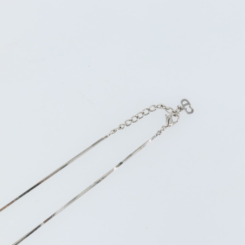 【日本直送】Christian Dior Trotter 項鍊 金屬 銀色 淺藍色 正品 142063-11