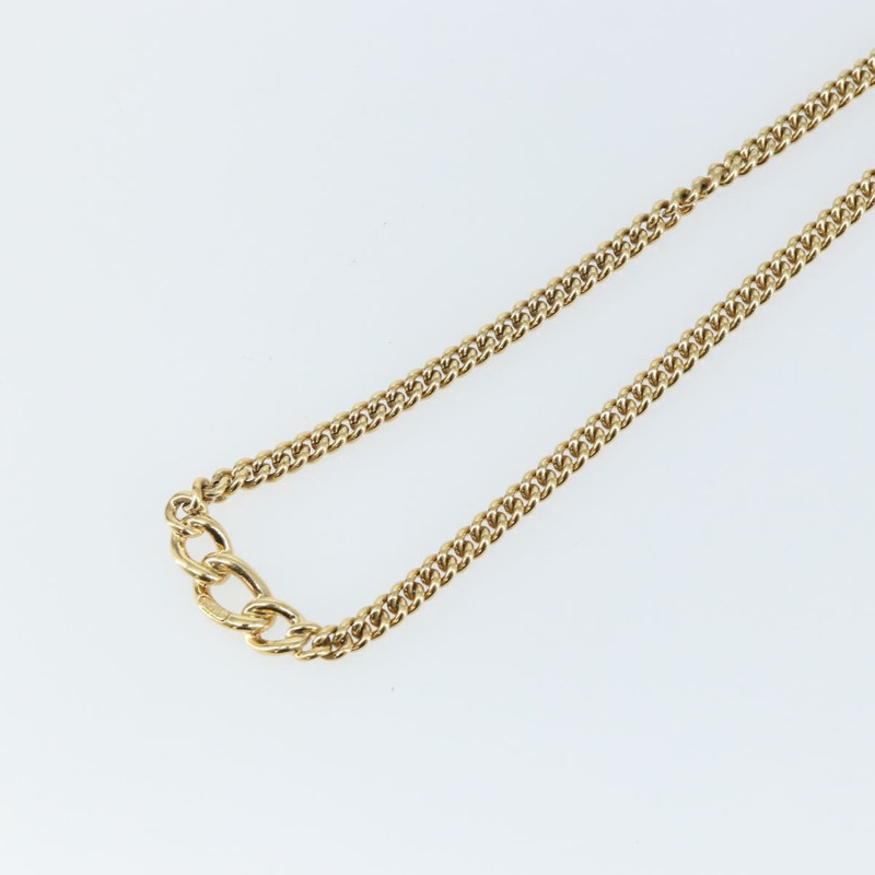 【日本直送】Christian Dior 項鍊 金屬 金 Auth 142061-10