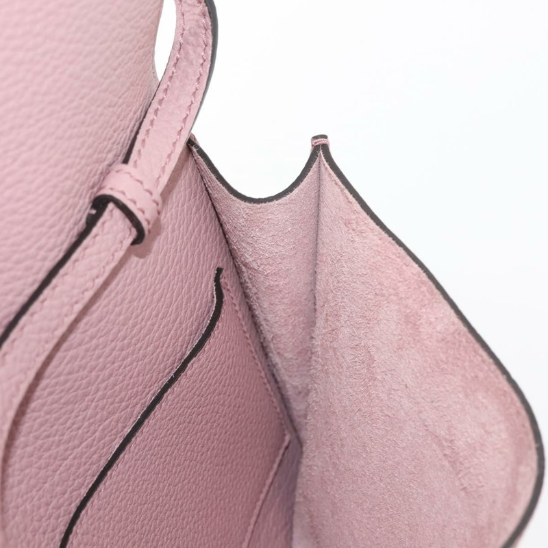 【日本直送】GUCCI 粉紅銀色皮革肩背包 正品 142544-17