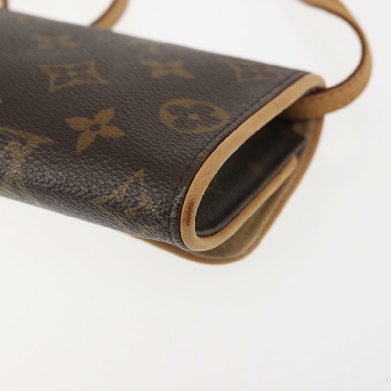 【日本直送】路易威登 Monogram Pochette Twin PM 單背包 M51854 LV Auth 142455-8