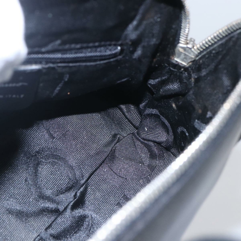 【日本直送】Salvatore Ferragamo Gancini 手提包 皮革 黑色 銀色 正品 135346-18