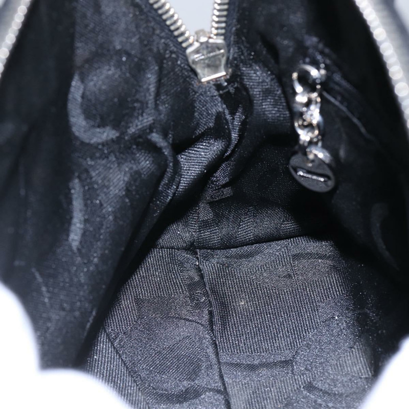 【日本直送】Salvatore Ferragamo Gancini 手提包 皮革 黑色 銀色 正品 135346-19