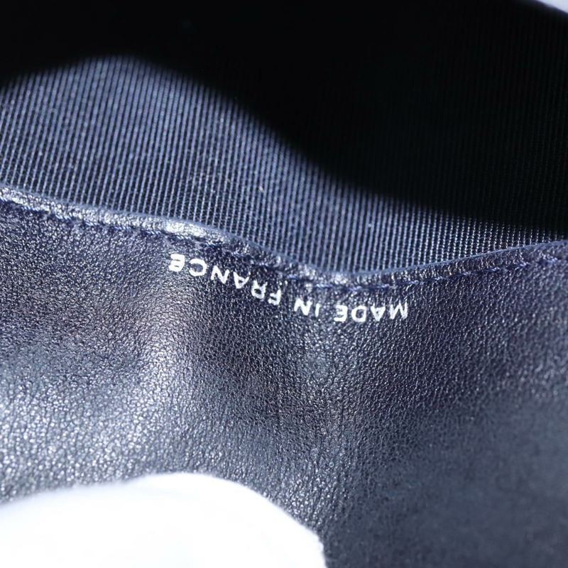 【日本直送】香奈兒 (CHANEL) Matelasse COCO Mark 長款皮夾,黑色皮革,CC 標誌,正品編號 144624-20