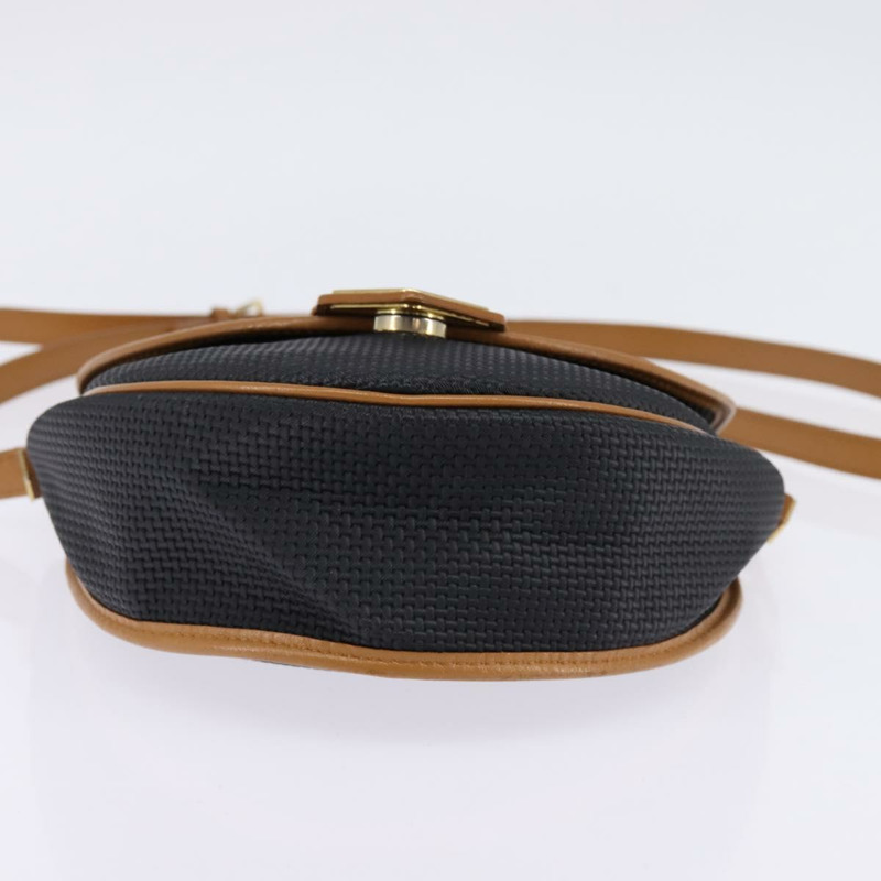 【日本直送】SAINT LAURENT 肩背包 塗層帆布 黑色 棕色 金色 正品 144544-4