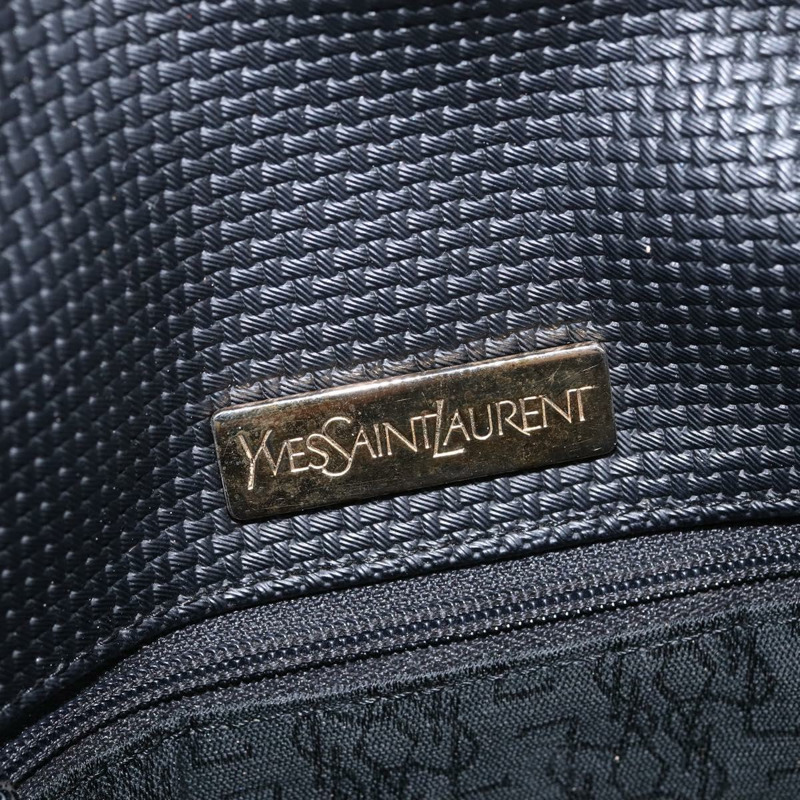 【日本直送】SAINT LAURENT 肩背包 塗層帆布 黑色 棕色 金色 正品 144544-16