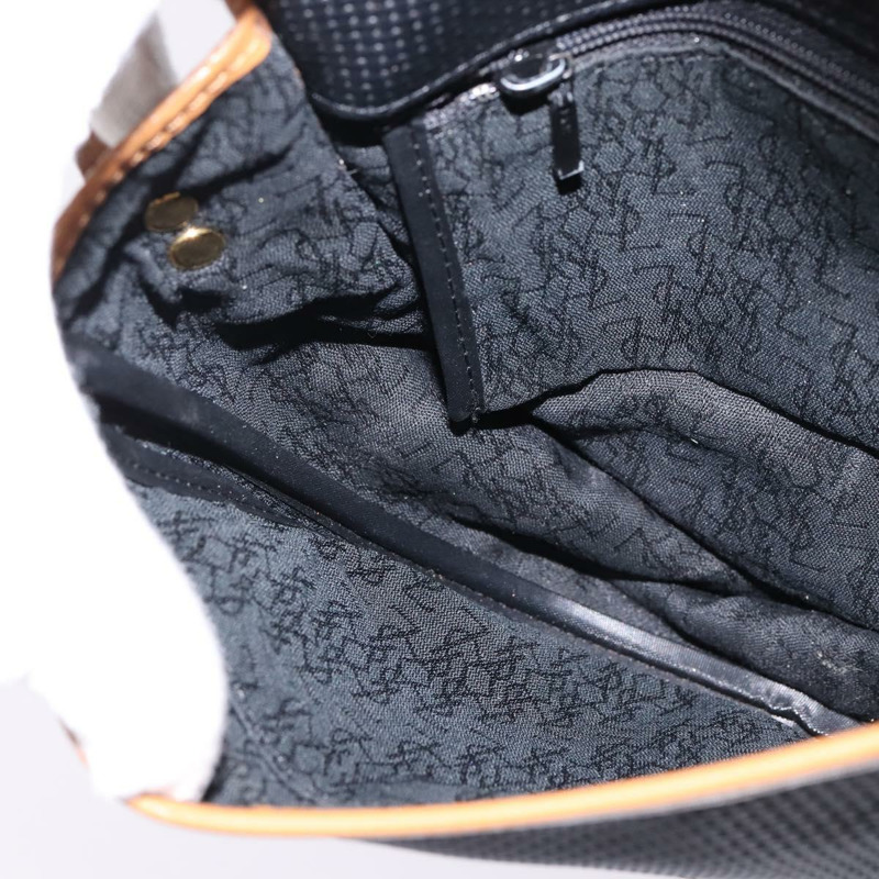 【日本直送】SAINT LAURENT 肩背包 塗層帆布 黑色 棕色 金色 正品 144544-18