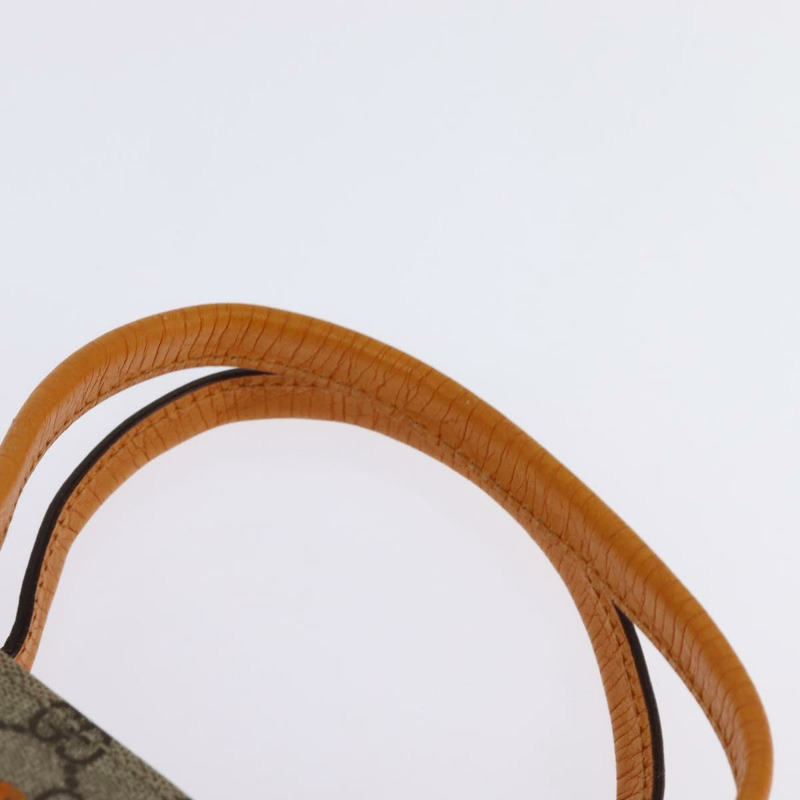 【日本直送】GUCCI GG Supreme 手提包 PVC 皮革 米色 銀色 91249 正品 144530-7