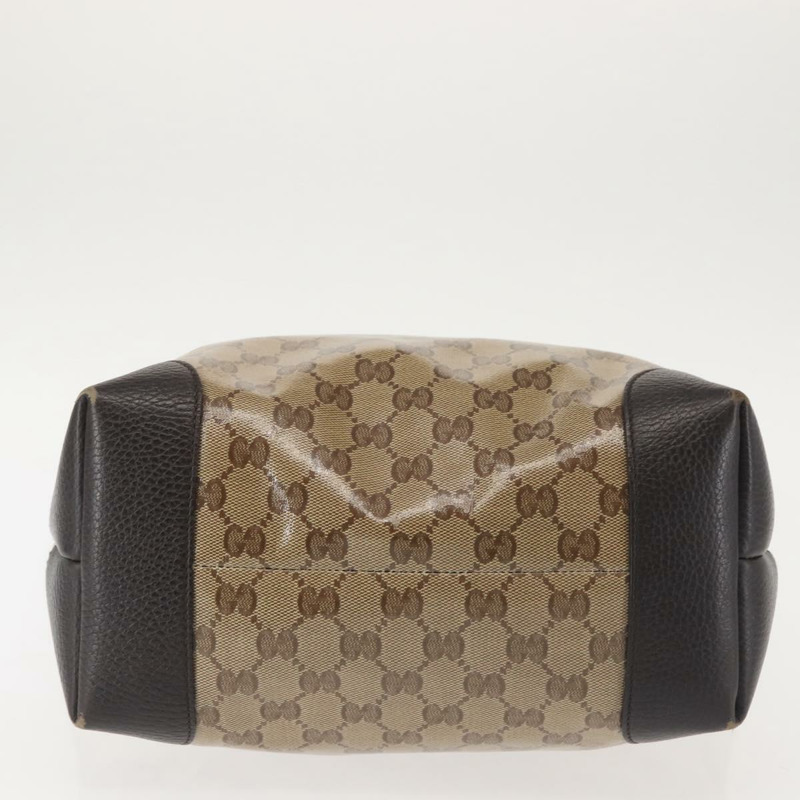 【日本直送】GUCCI GG 水晶手提包 塗層帆布 暢貨 米色 金色 353706 正品 144529-4