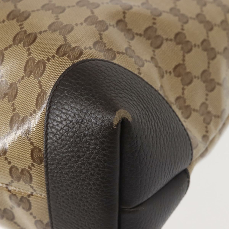 【日本直送】GUCCI GG 水晶手提包 塗層帆布 暢貨 米色 金色 353706 正品 144529-15