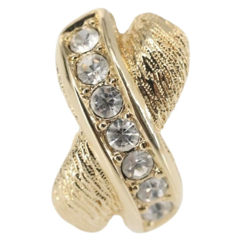 【日本直送】Christian Dior 耳環 金屬 金 Auth 144696-1