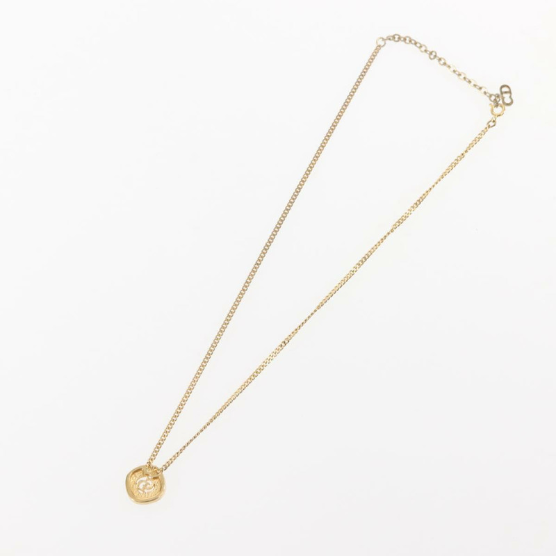 【日本直送】Christian Dior 項鍊 金屬 金 Auth 144692-6