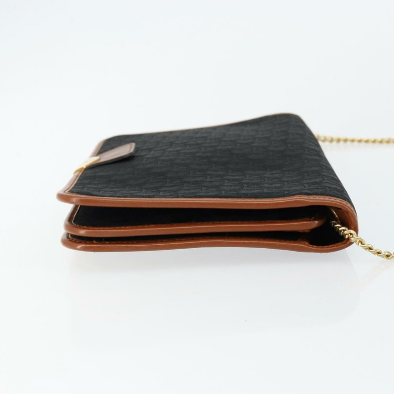 【日本直送】Christian Dior Trotter帆布鏈條單肩包 黑色 金色 正品 144627-2