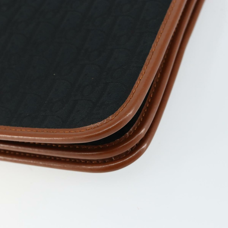 【日本直送】Christian Dior Trotter帆布鏈條單肩包 黑色 金色 正品 144627-7