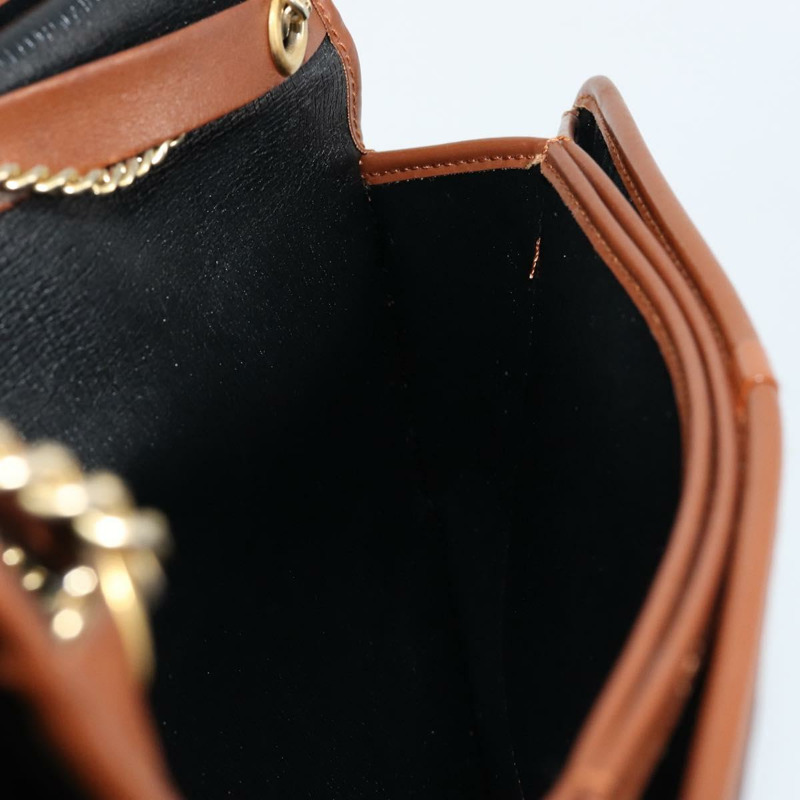 【日本直送】Christian Dior Trotter帆布鏈條單肩包 黑色 金色 正品 144627-18