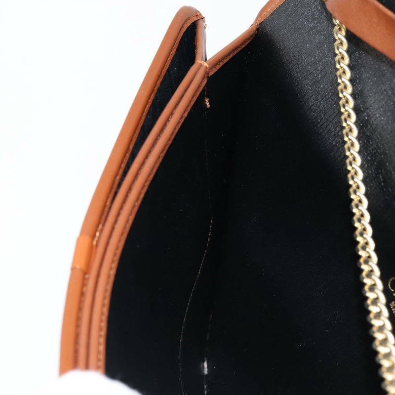 【日本直送】Christian Dior Trotter帆布鏈條單肩包 黑色 金色 正品 144627-19