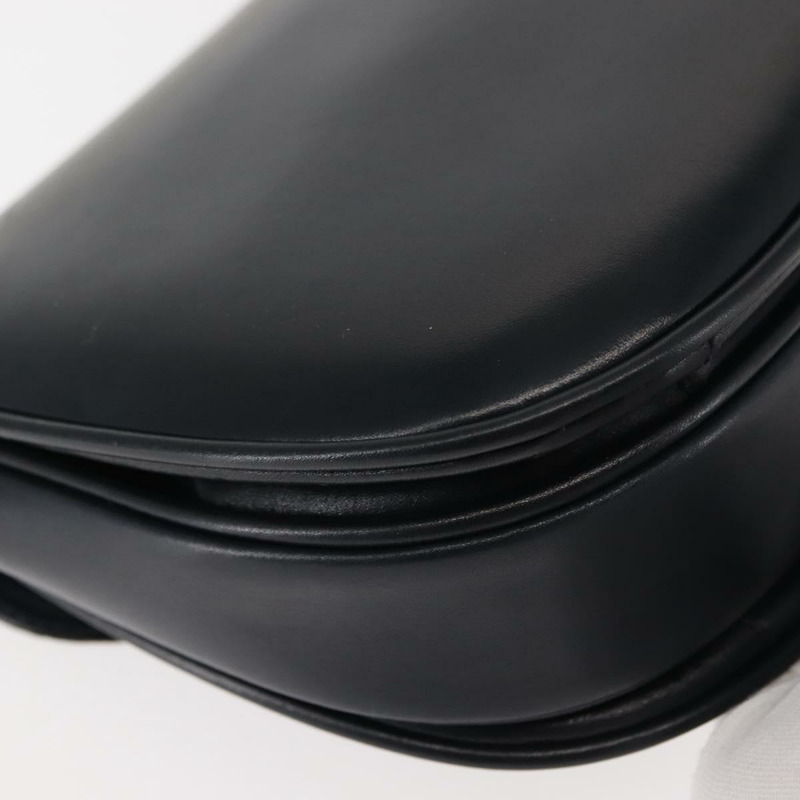 【日本直送】CELINE 鏈條單肩包 皮革 海軍藍 金色 正品 144581-14