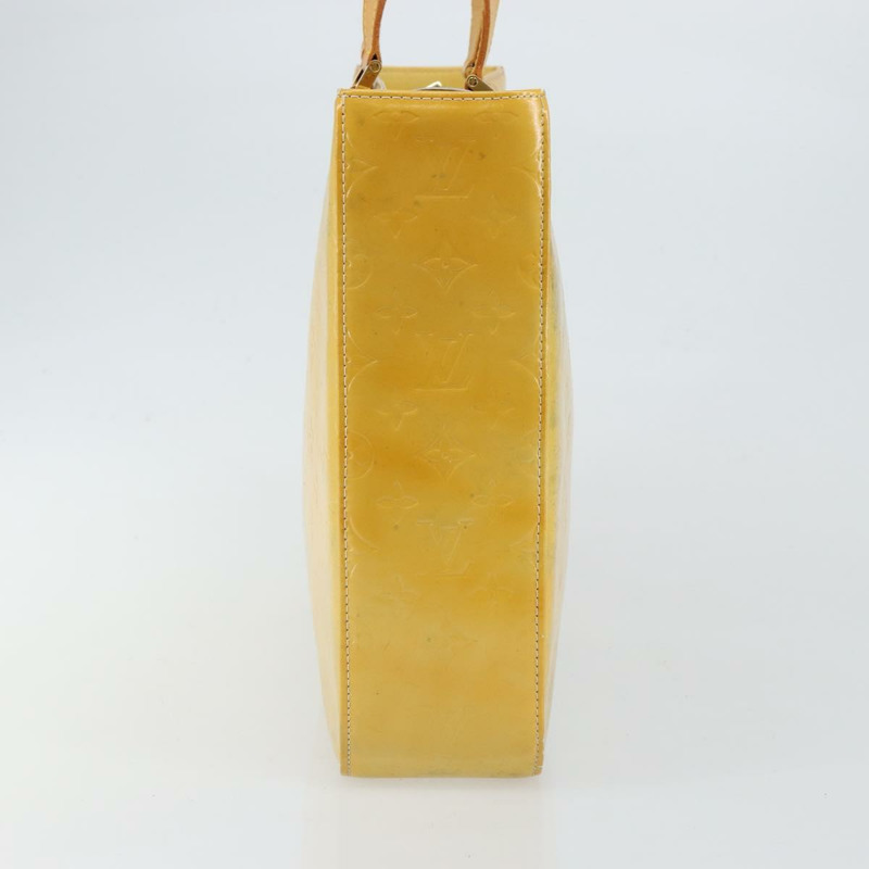 【日本直送】路易威登 Monogram Vernis Columbus 灰色手提包 M91028 LV Auth 145223-2