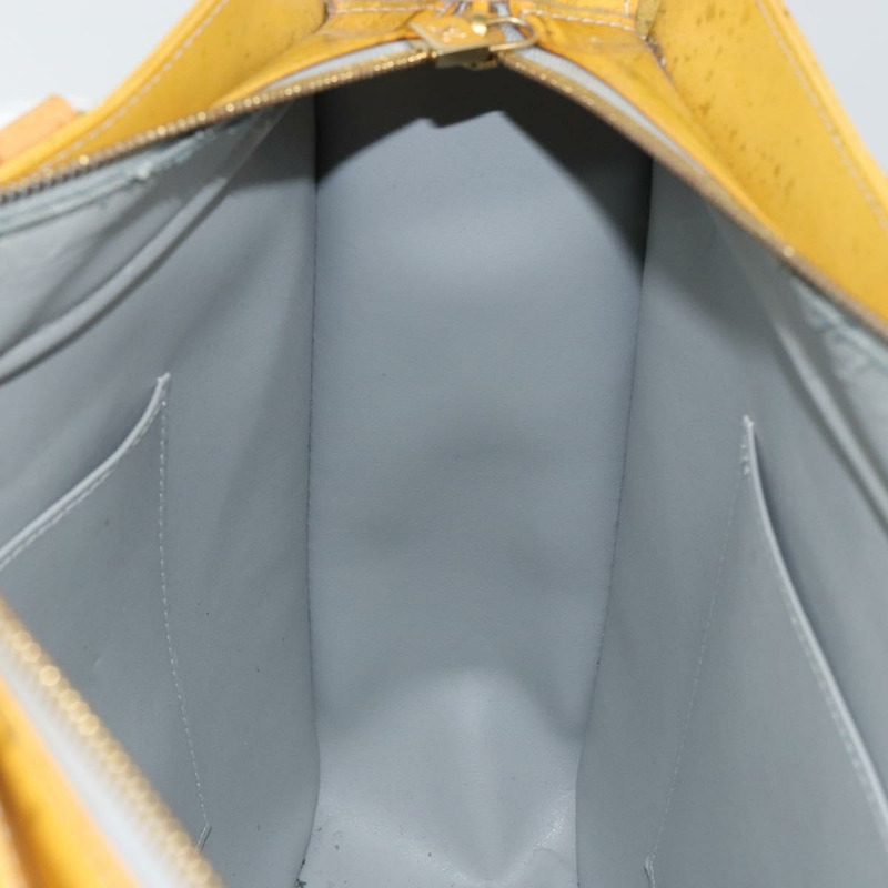 【日本直送】路易威登 Monogram Vernis Columbus 灰色手提包 M91028 LV Auth 145223-18