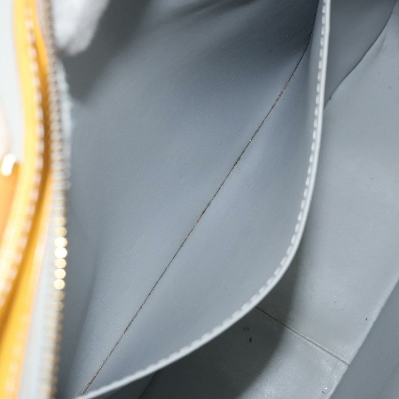 【日本直送】路易威登 Monogram Vernis Columbus 灰色手提包 M91028 LV Auth 145223-21