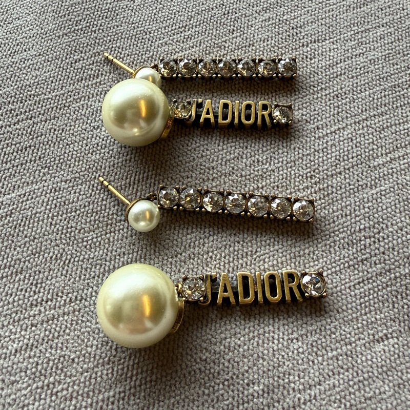 經典珍珠Dior耳環-0