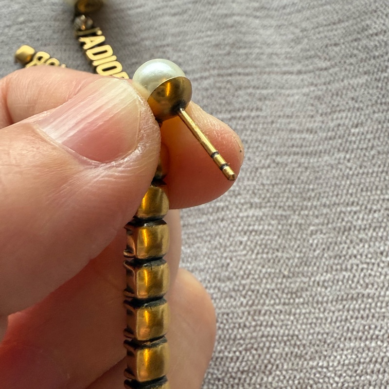 經典珍珠Dior耳環-10