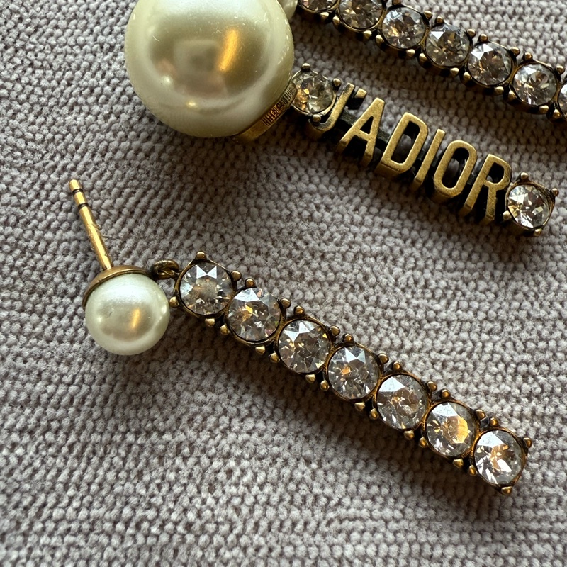 經典珍珠Dior耳環-12