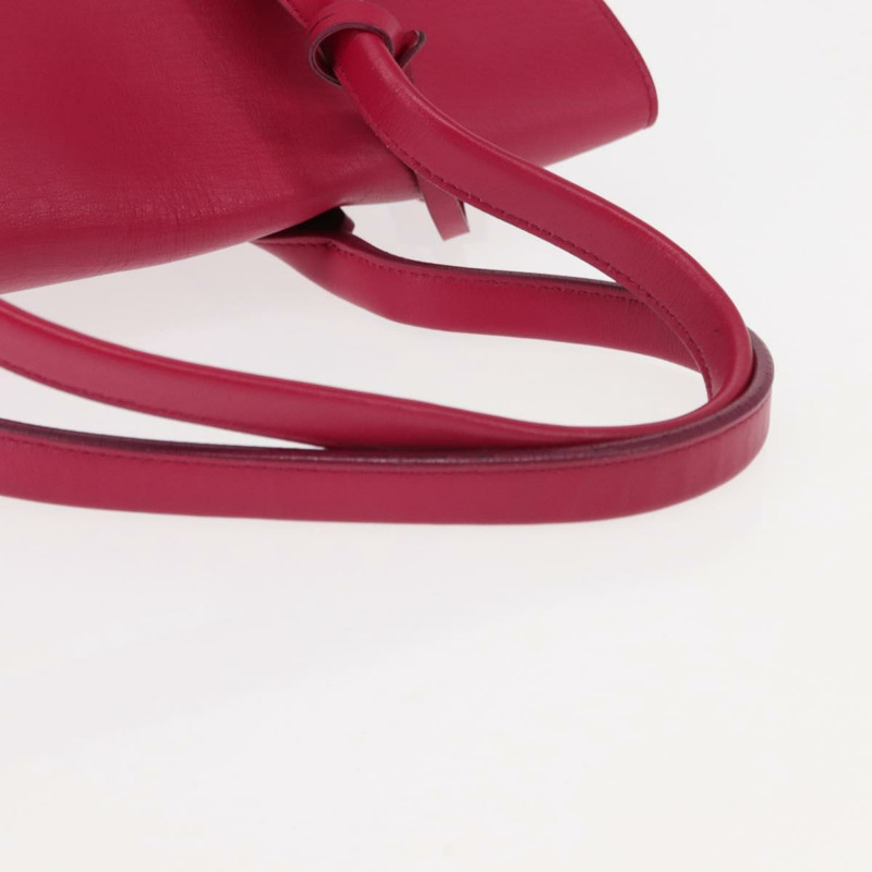 【日本直送】Salvatore Ferragamo Gancini 手提包 皮革 粉紅色 金飾 正品 142269-6