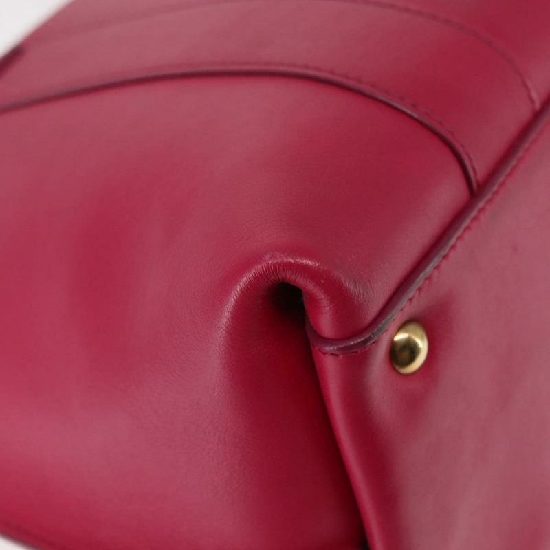 【日本直送】Salvatore Ferragamo Gancini 手提包 皮革 粉紅色 金飾 正品 142269-15