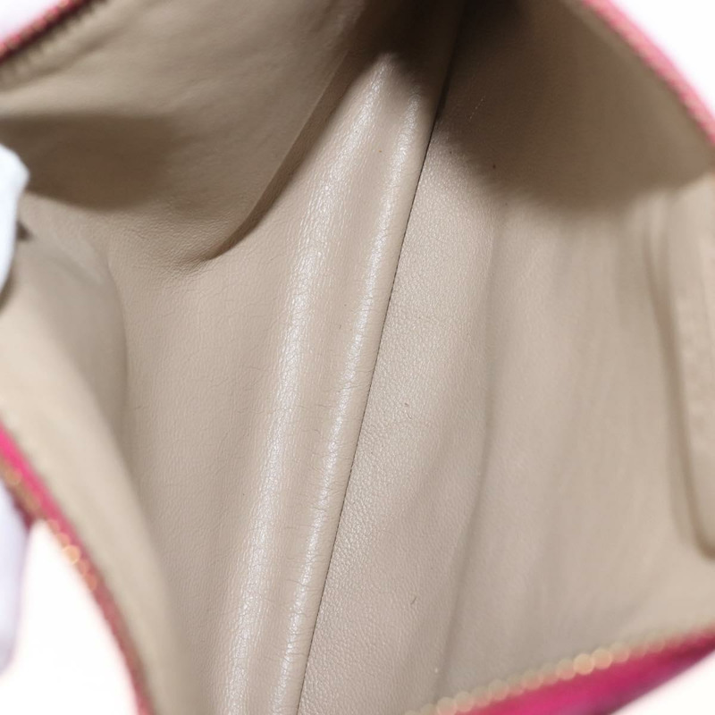 【日本直送】Salvatore Ferragamo Gancini 手提包 皮革 粉紅色 金飾 正品 142269-23