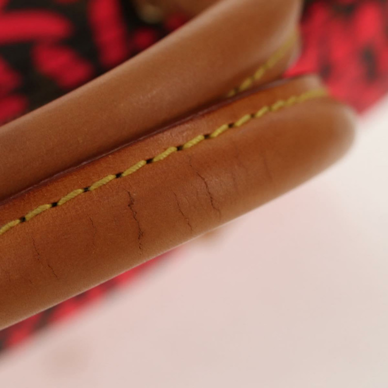 【日本直送】路易威登 Monogram Graffiti Speedy 30 手提包 粉紅色 M93704 LV Auth 145265A-7