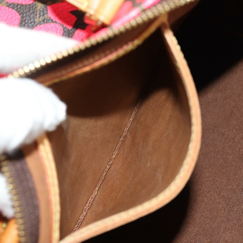 【日本直送】路易威登 Monogram Graffiti Speedy 30 手提包 粉紅色 M93704 LV Auth 145265A-22