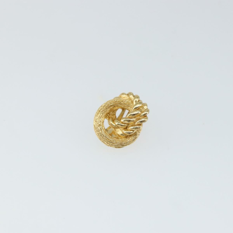 【日本直送】Christian Dior 耳環 金屬 金 Auth 144698-4