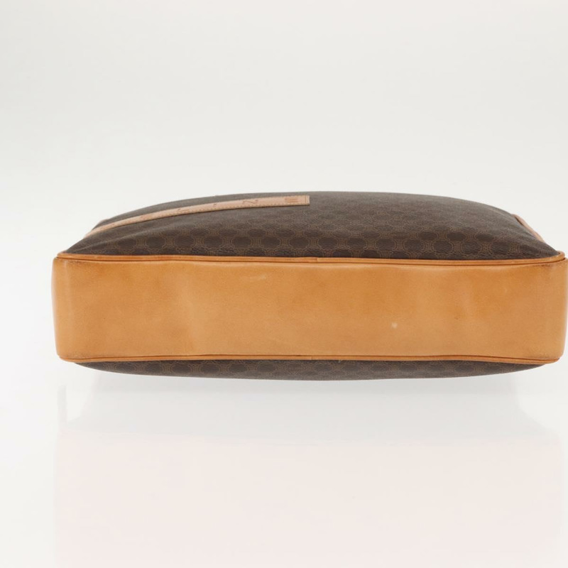 【日本直送】CELINE Macadam帆布商務包 PVC棕色金色 正品 ep10631-4