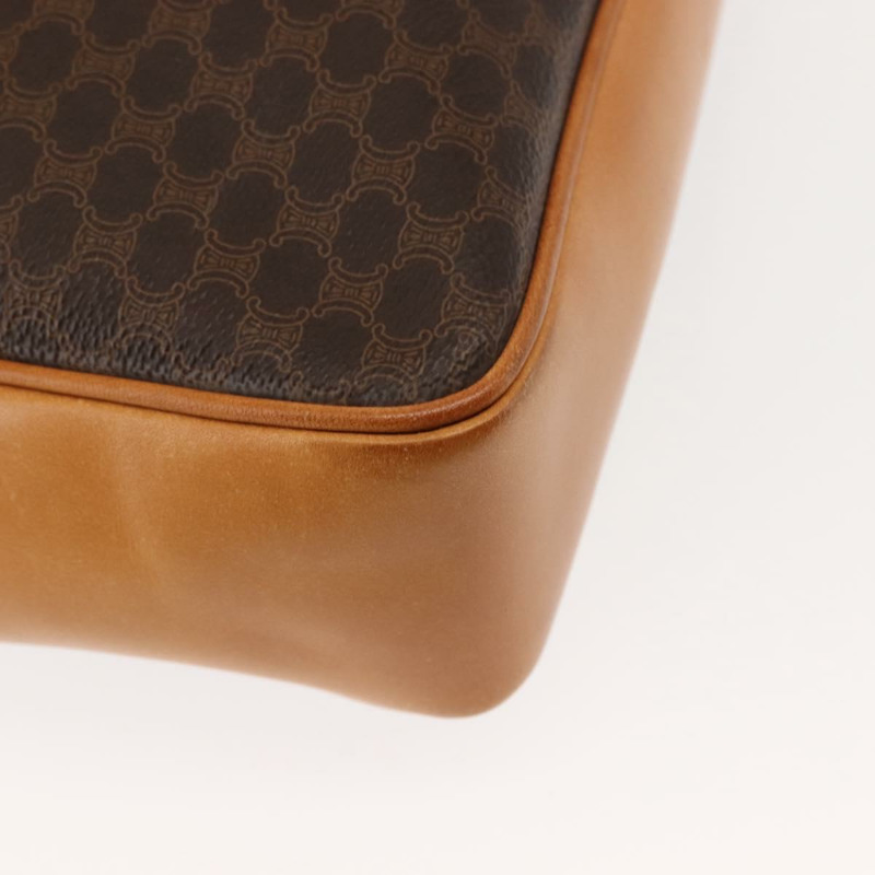 【日本直送】CELINE Macadam帆布商務包 PVC棕色金色 正品 ep10631-14