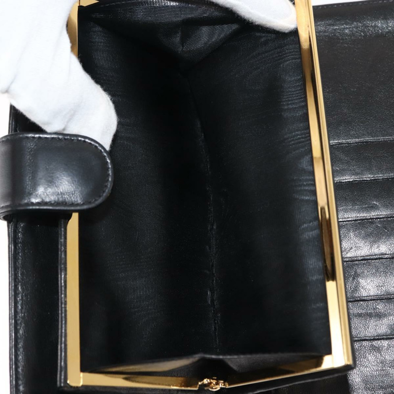 【日本直送】香奈兒長錢包，羊皮材質，黑色，CC標誌，正品 am9206-10