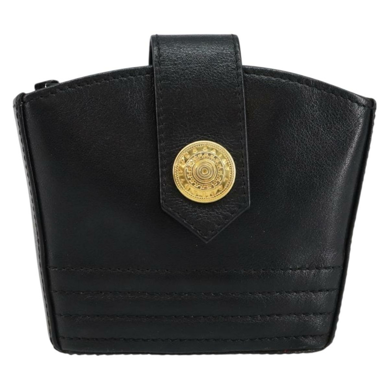 【日本直送】SAINT LAURENT 黑色真皮零錢包 正品 am9233-12