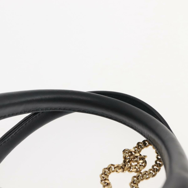 【日本直送】Chloe Bailey 手提包 皮革 兩用 黑色 米色 金色 正品 am9201-13