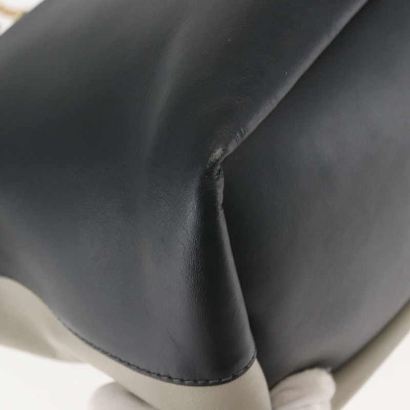 【日本直送】Chloe Bailey 手提包 皮革 兩用 黑色 米色 金色 正品 am9201-17