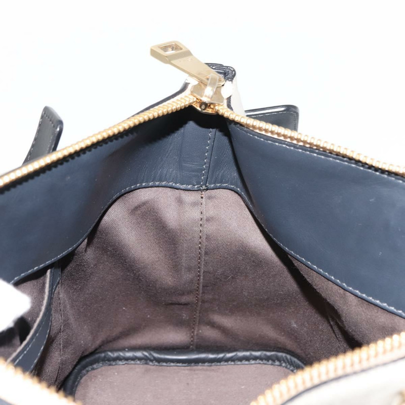 【日本直送】Chloe Bailey 手提包 皮革 兩用 黑色 米色 金色 正品 am9201-23