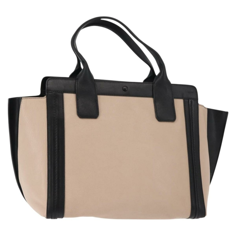 【日本直送】Chloe Alison 手提包 皮革 粉紅色 黑色 正品 am9218-0