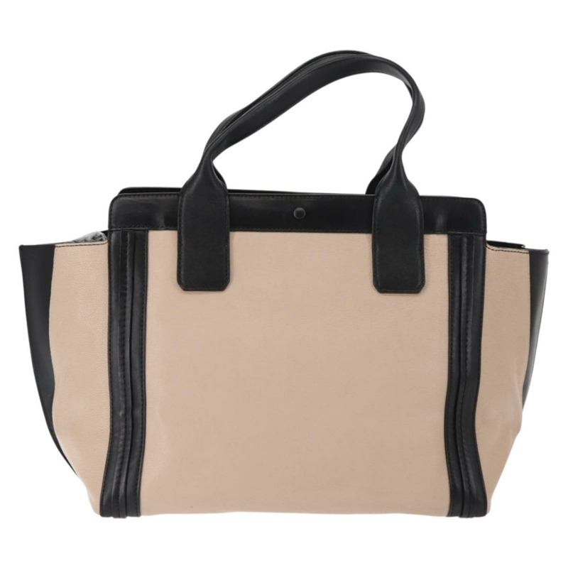 【日本直送】Chloe Alison 手提包 皮革 粉紅色 黑色 正品 am9218-1