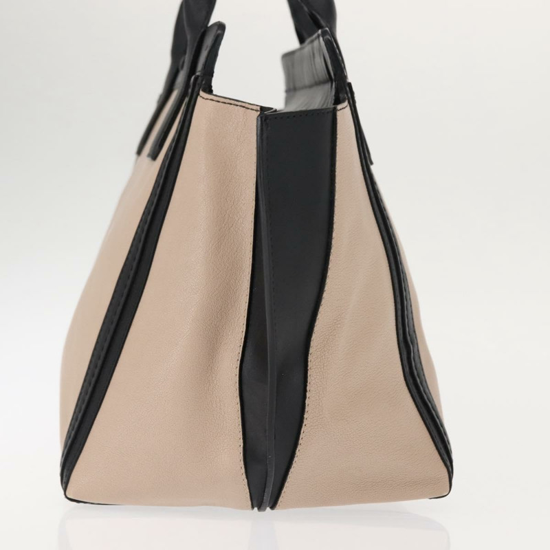 【日本直送】Chloe Alison 手提包 皮革 粉紅色 黑色 正品 am9218-2