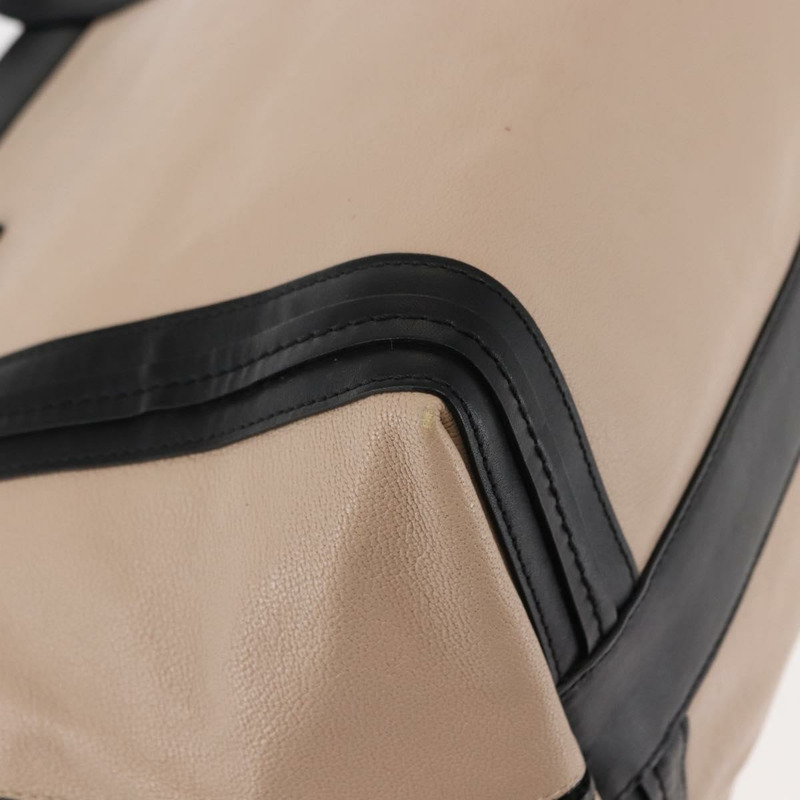 【日本直送】Chloe Alison 手提包 皮革 粉紅色 黑色 正品 am9218-8