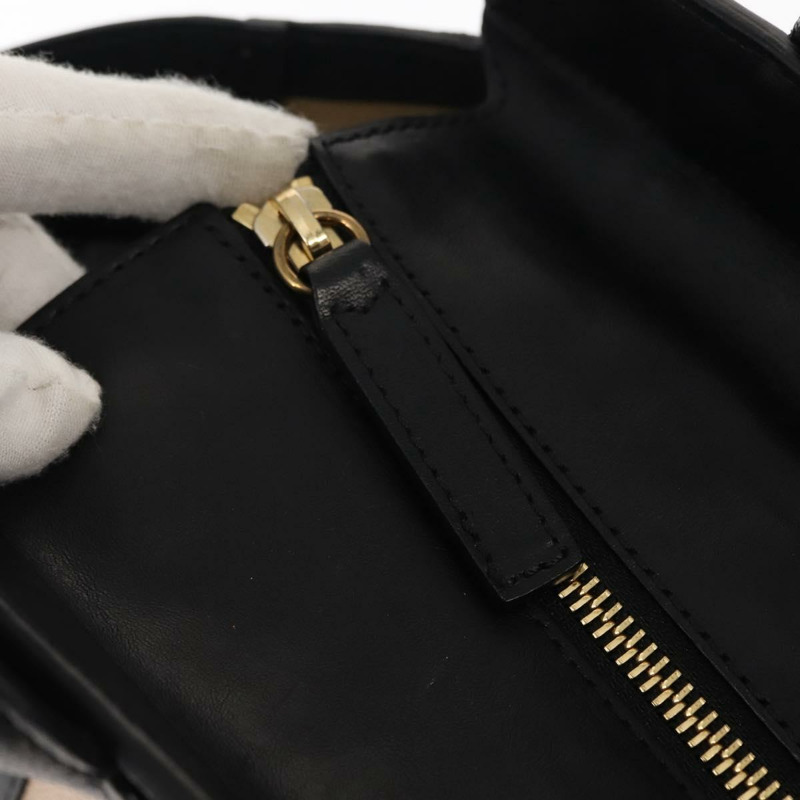 【日本直送】Chloe Alison 手提包 皮革 粉紅色 黑色 正品 am9218-9